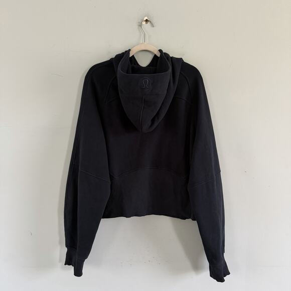 Lululemon Scuba Oversized Full Zip True Navy Blue Sweatshirt - Picture 4 of 5